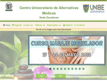 Tablet Screenshot of cuamzacatecas.org